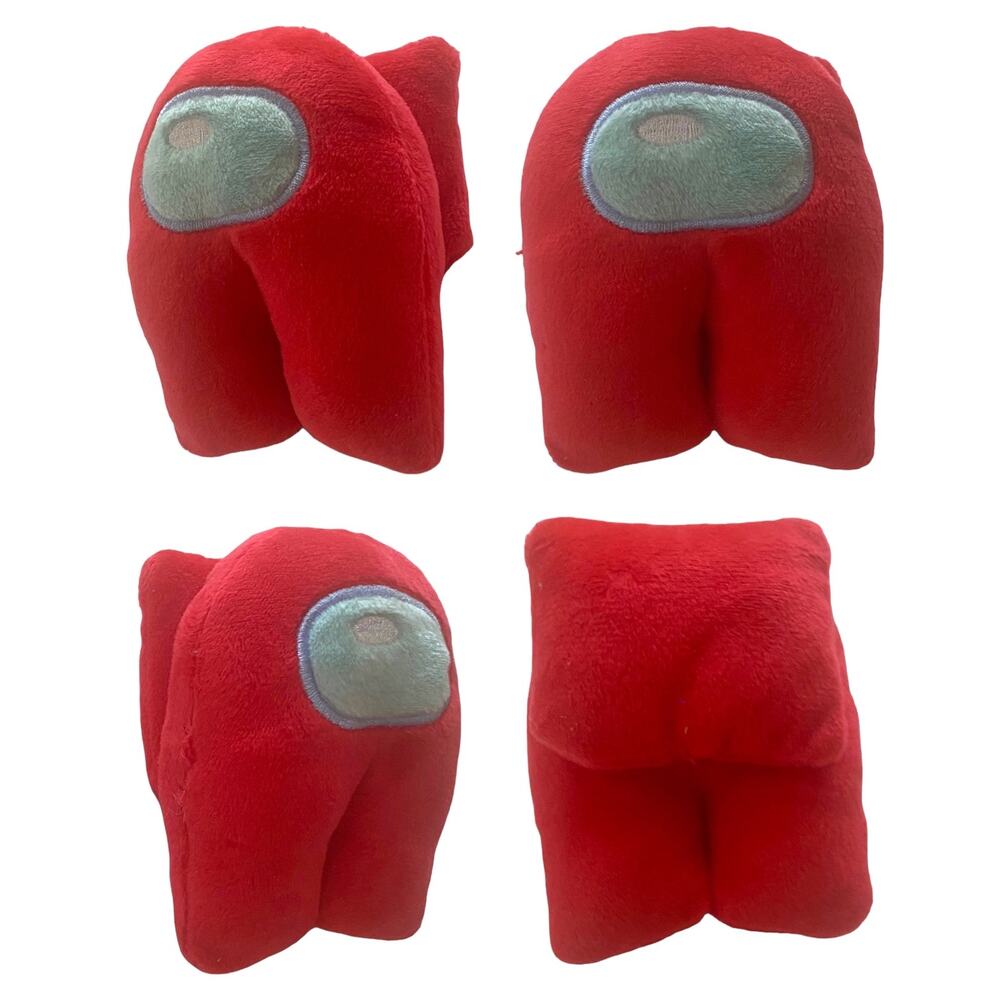 Among Us Red Crewmate Plush Stuffed Toy, Video Game Toy, Gift Idea for Gamer